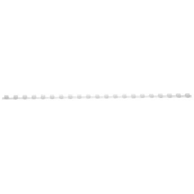 Pack de 100 peignes de reliure format A4 - 8 mm - Blanc