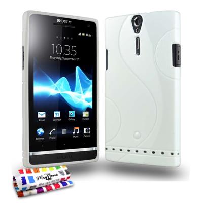 Coque Souple ORIGINALE Ultra Fine Blanc , Le S,  Premium de MUZZANO pour SONY LT26   LT26i