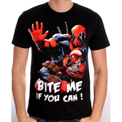 Tshirt homme Marvel - Deadpool Bite me - Legend Icon
