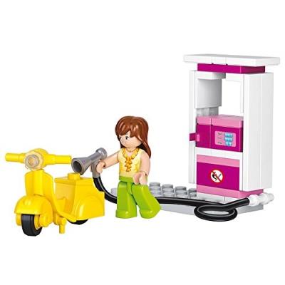 Jeu de construction Sluban Elements Girls Dream Series Station d'essence