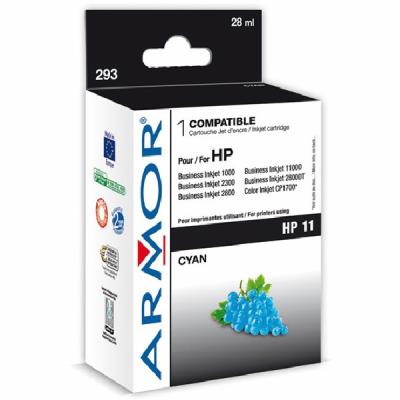 Armor - cyaan - inktcartridge (alternative for: HP 11)