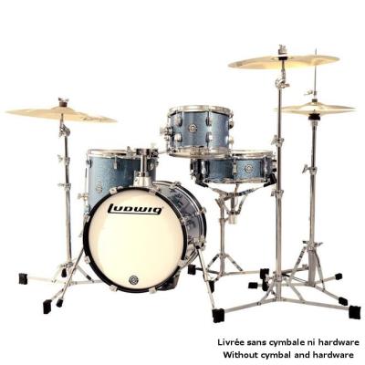 Batteries acoustiques LUDWIG LC179XO23 - KIT BREAKBEATS QUESTLOVE AZUR SPARKLE Batteries Jazz