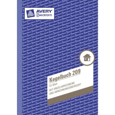 Avery zweckform cahier pour jeu de quilles a5 52 pages a.dennison zweckform duo 209