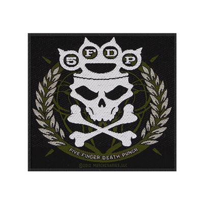 Five Finger Death Punch Patch Knuckles Crown 10 x 10 cm