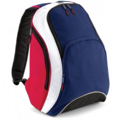 Sac à dos loisirs 21L - Teamwear Bacpack - BG571 - bleu marine rouge blanc