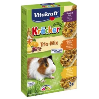 Comparer les prix de Kräcker Trio-Mix Raisin Noix/Miel Epeautre/Citron Orange Cochons Inde P/3 - Vitakraft