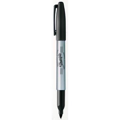 Sharpie marqueur permanent retractable sharpie pte ronde 1mm bleu a lunité s0810860