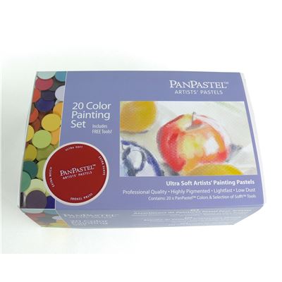 Pastel panpastel set 20 couleurs + outils basique - panpastel