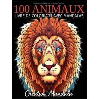 Livre de Coloriage Mandalas: Pour les adultes Anti-stress Coloriage de 85  Animaux éléphants, Hiboux, Lions, Chiens, Chats & Loups ect! by Mandala  Coloriage