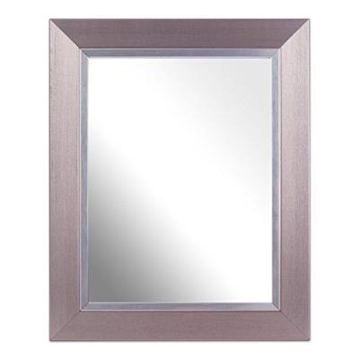 Inov8 8 x 15 cm Lot de 2 miroirs traditionnels avec Insert en étain Argenté