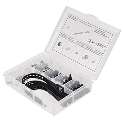 Silverstone sst-ca02 boîte de vis rondelle attache câble noir argent 53011