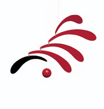 Mobile Flowing Rythm Red