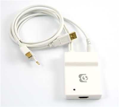 Mini DisplayPort avec audio USB vers HDMI Adapter