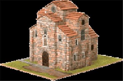 Maquette eglise romanica 23 domus kits