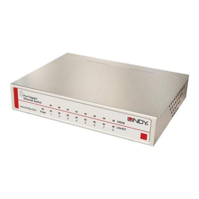 Lindy Gigabit Desktop Switch - switch - 8 poorten - desktop