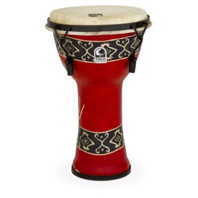 Percussions Toca Djembe Freestyle Mechanical Tuned Bali Red 10'' - Sfdmx-10Rp Djembés