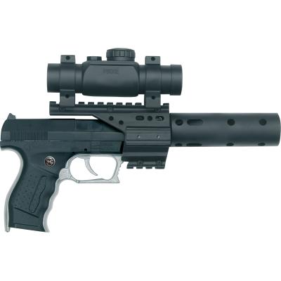 Pistolet en métal et plastique - PB001 - 13 coups : 29 cm