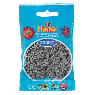 2 000 perles mini (petites perles Ø2,5 mm)- gris