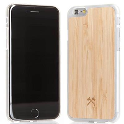 Woodcessories ecocase pierre invisble-bois véritable pour iphone 6 plus & 6s plus