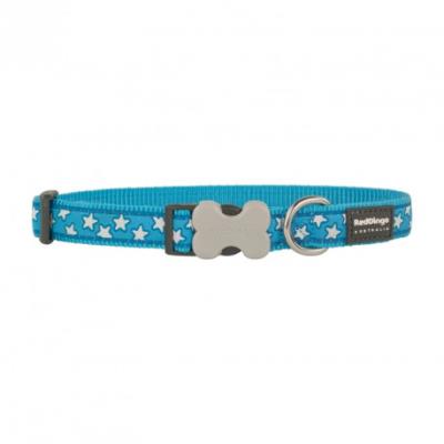 Comparer les prix de Red dingo - collier design pour chien - bleu étoiles blanches - m