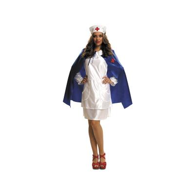 Déguisement Femme S Infermière avec Cape Bleu
