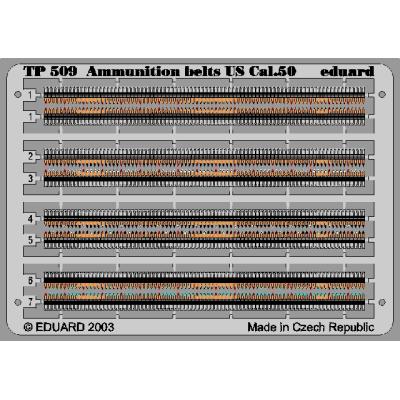 MAQUETTE AMMUNI.BELTS US CAL.50 1/35 EDUARD TP509