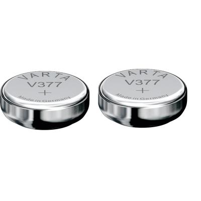 Varta 2 Piles oxyde argent V377 SR626SW SR66 377 1,55V