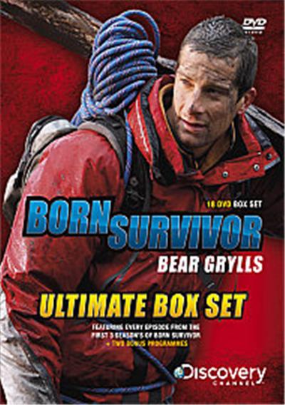 Bear Grylls - Born Survivor - Series 1-3 - Complete , (Box Set)