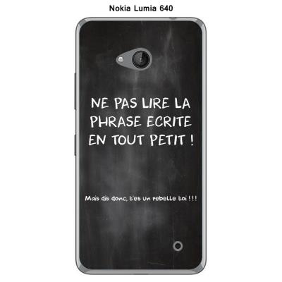 Coque Citation tableau-3 pour Nokia Lumia 640
