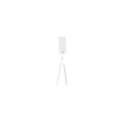 SANTEX Marque Place Avec Ruban Satin Blanc 