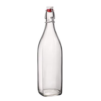 Bormioli - Swing Bouteille 1L Bouchon Blanc