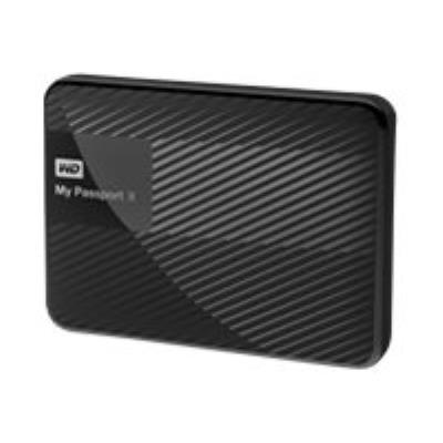 WD My Passport X WDBCRM0030BBK - Vaste schijf - 3 TB - extern (draagbaar) - USB 3.0 - zwart - voor Xbox One