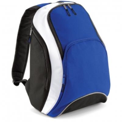 Sac à dos loisirs 21L - Teamwear Bacpack - BG571 - bleu roi noir blanc