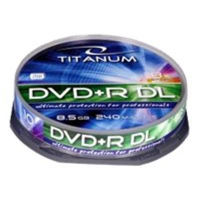 Titanum - DVD+R DL x 10 - 8.5 GB - opslagmedia