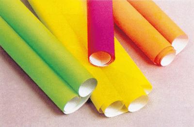 Papier Affiche Fluo Assorti 90g 60x80 - Rouleau De 10