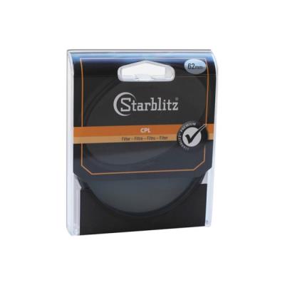 Starblitz filtre polarisant 62 mm pl-cir - transparent