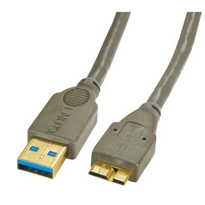 Câble USB 3.0 type A / micro-B anthracite, 1m