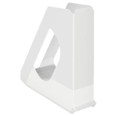 Esselte europost - vivida porte-revue en polystyrène a4 68 mm - blanc 623702