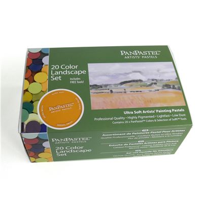 Pastel panpastel set 20 couleurs + outils paysage - panpastel