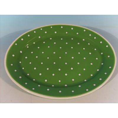 Plat ovale bliss vert table&cook 3612 blv