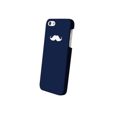 i-Paint Hard Case + Skin - Achterzijde behuizing voor mobiele telefoon - polycarbonaat - snor - voor Apple iPhone 5, 5s