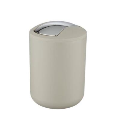 Wenko 21221100 Brasil Poubelle Taille S Taupe 2 L 14 x 14 x 21 cm