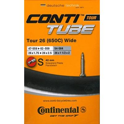 Continental tour 26 chambre à air de vélo large 0181591 noir