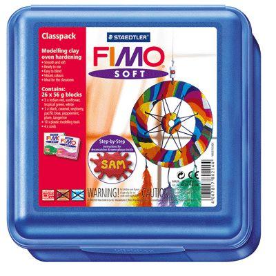 Kit de pâte à modeler - STAEDTLER - Fimo Soft - 26 blocs de 57g - 11  couleurs assorties - Cdiscount Jeux - Jouets