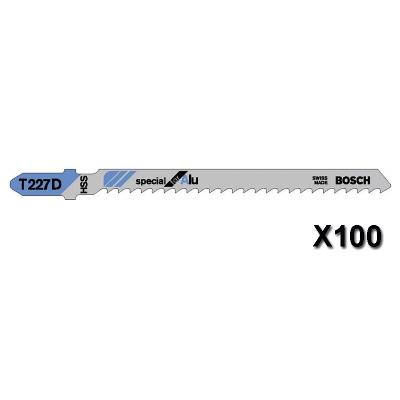 Lot De 100 Lames De Scie Sauteuse Special For Alu T227D L 100 Mm Bosch 2608638382
