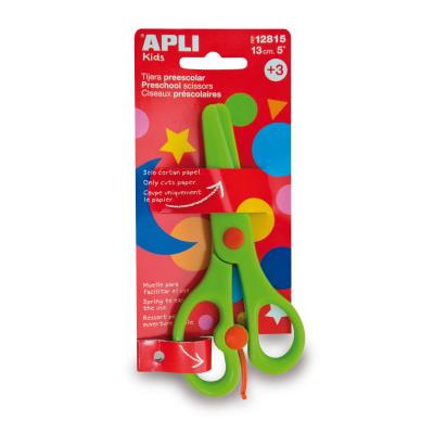 Paire de ciseaux pré-scolaire - Lame plastique - 13 cm