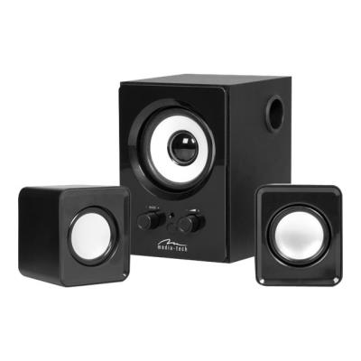 Media-Tech TUMBA MT3327 - Luidsprekersysteem - voor PC - 2.1-kanaal - 8.8 Watt (Totaal)