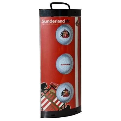 Sunderland afc coffret balles de golf lot de 3