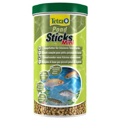 Tetra - Aliment Complet Pond Sticks Mini en Mini-stick pour Petit Poisson de Bassin - 1L