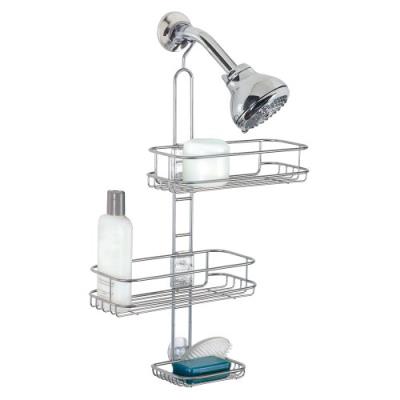Interdesign 69286eu linea serviteur de douche ajustable argent